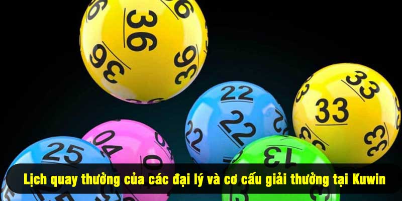 Lịch quay thưởng của các đại lý và cơ cấu giải thưởng tại Kuwin